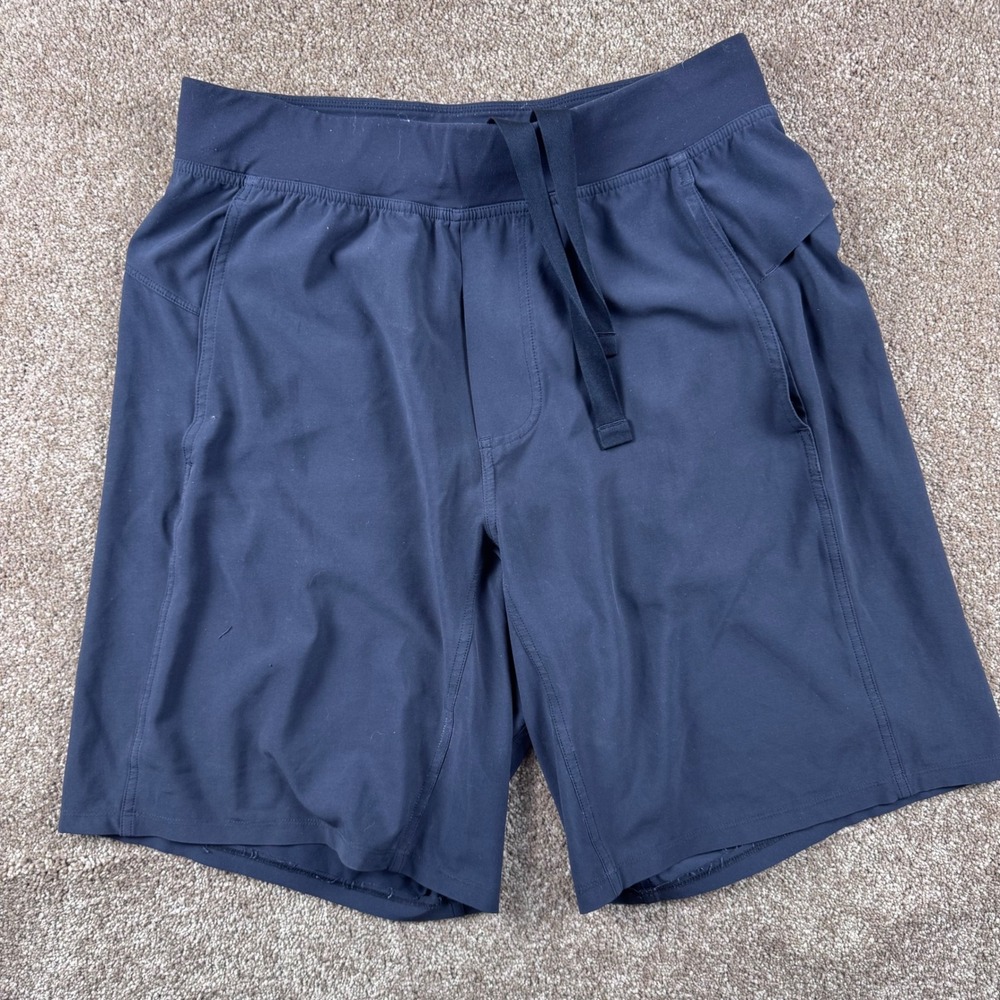 Lululemon Mens Pace Breaker 9 Inch Running Shorts Black Size M Medium